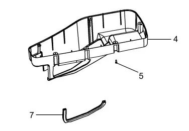 400156A1 - Панель пласт. нижн. подлокотника T8/Mg. до 08г.в.