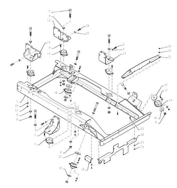 BN324263 - Подушка ДВС